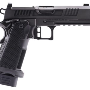 Alpha Foxtrot AA47X1CIG-XDBK19 AF1911 Romulus 9mm Luger 20+1 4.25" Black DLC Stainless Steel Threaded Compensated Barrel, Optic Ready/Serrated Slide & Frame w/Beavertail & Picatinny Rail, Aluminum Gri