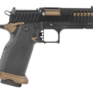 Fierce Firearms FGZ-9-C-BBZ-CS Grizz Commander 9mm Luger 10+1 4.25" Black Bull Barrel, Steel Optic Ready/Serrated Slide, Burnt Bronze Cerakote w/Black Controls Steel Frame w/Accessory Rail, RMR Footpr
