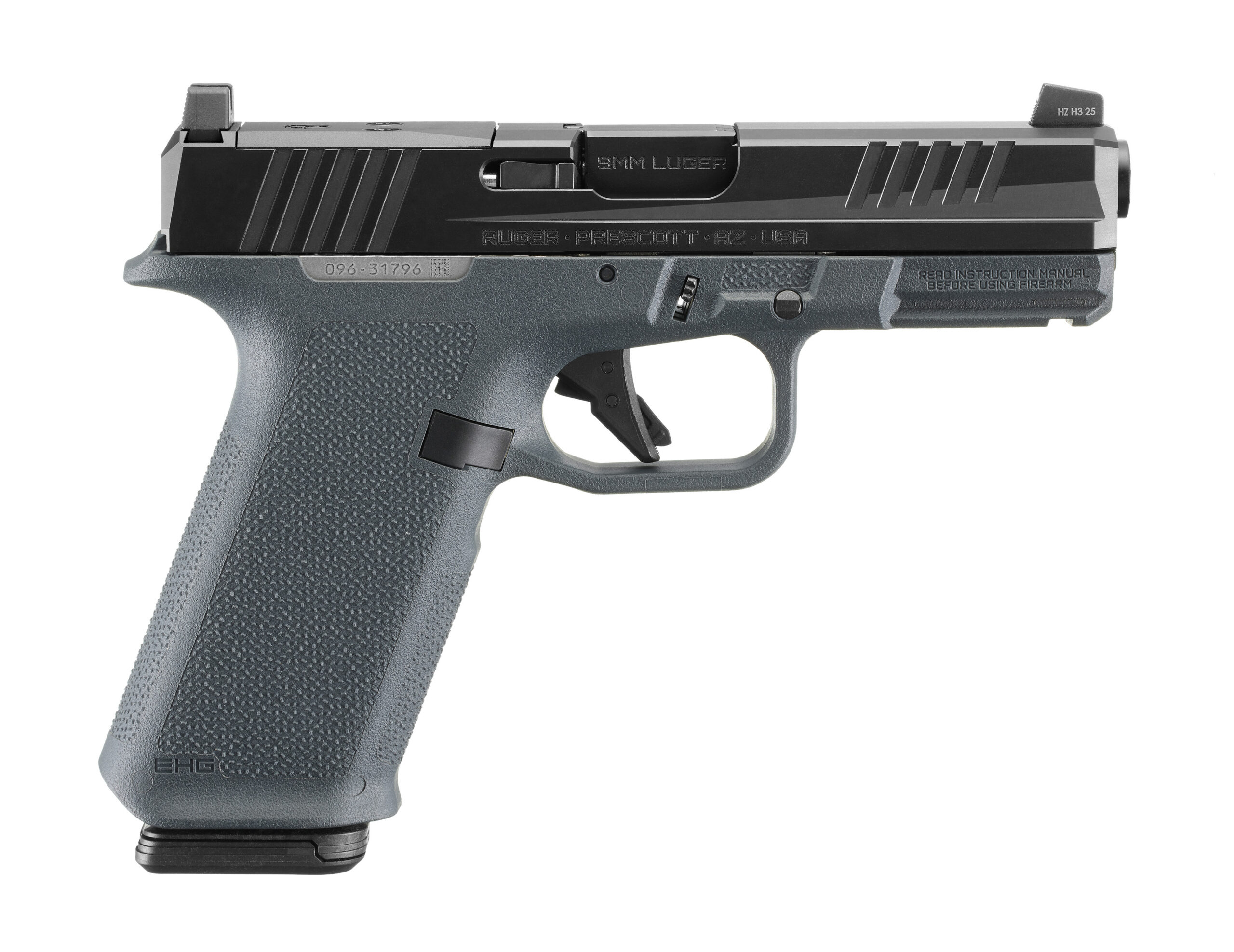 RUGER RXM 9MM BLK/GRAY 17+1 4" AS