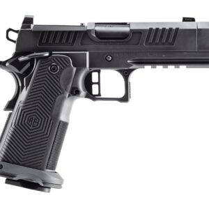 Alpha Foxtrot AA39X1QIG-XDBK19 AF1911 Romulus Compact Frame 9mm Luger 20+1 3.50" Black DLC Threaded Compensated Barrel, Black DLC Stainless Steel Optic Ready/Serrated Slide, Black DLC Stainless Steel