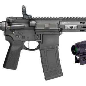 Springfield Armory STV995300BV2SBA3PAC SAINT Victor Gear Pac 300 Blackout 30+1 9.50" Black Nitride Threaded Barrel, Black Hardcoat Anodize Aluminum Receiver w/ Rail, M-LOK Handguard, Black Polymer SB