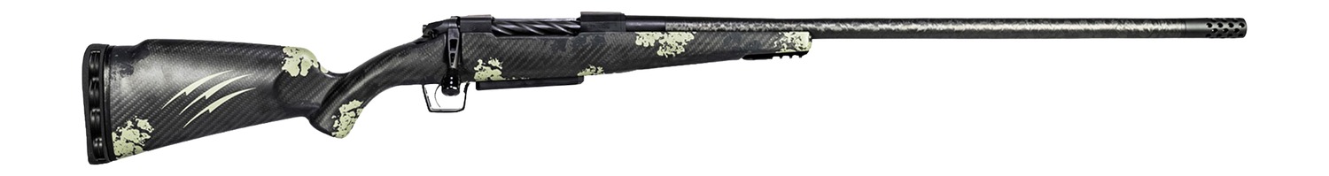 Fierce Firearms ROGSCX65PRC20BF Carbon Rogue XP 6.5 PRC 3+1 20" Carbon Fiber Match Grade Threaded Barrel, Black Cerakote Steel Drilled & Tapped Receiver, BiPod Rail Forend, Forest Camo Fixed Carbon Fi