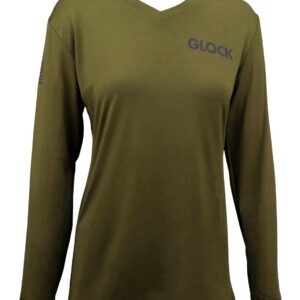 GLK AP96428 LADIES PERFORMANCE SHIRT GRN L