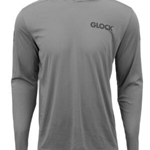 GLK AP96416 HOODED PERFORMANCE SHIRT M GREY