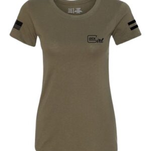 GLK AP96369 GLOCK GIRL FLAG TEE L GRN