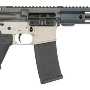 Shark Coast Tactical SCC07213MAX-P Maxim 5.56 NATO 30+1 10.50" Black Nitride Threaded Barrel, Aluminum Receiver w/Picatinny Rail, M-LOK Handguard, Polymer SB Tactical SBA3 Brace, Polymer Grip