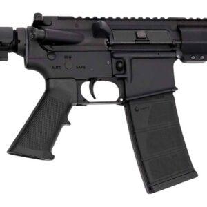 Andro Corp Industries 3008CB ACI-15 CQB 300 Blackout 30+1 8" Black Nitride Threaded Barrel, Black Anodized Aluminum Receiver w/Picatinny Rail, M-LOK Handguard, Black Polymer SBA3 Pistol Brace, A2 Grip