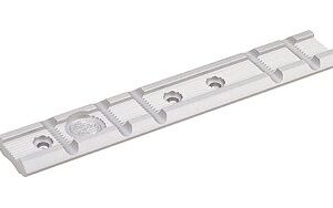 Ruger 90224 Scope Base Adapter Silver Aluminum Fits Ruger Mark II/III/Mark IV/22/45 Weaver Mount