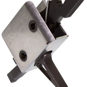 CMC Triggers 91507 Drop-In Single-Stage Flat Trigger w/ 3.50 lbs Draw Weight & Black/Silver Finish