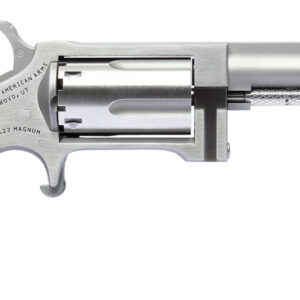 North American Arms SW250 Sidewinder Small Frame 22 WMR 5 Shot 2.50" Stainless Steel Barrel, Frame & Cylinder, Rosewood Birdshead Grip Exposed Hammer
