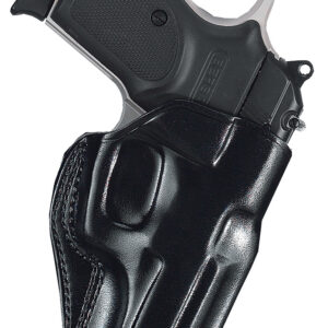 Galco SG600B Stinger OWB Black Leather Compatible w/Sig P365/P365 SAS/Glock 42 Compatible w/ Belt Loop Mount Right Hand