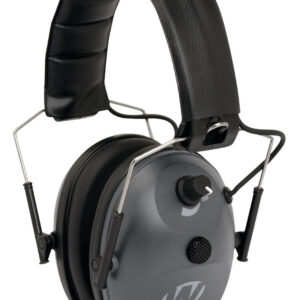 Walker's GWPWLK1MEM Single Mic Electronic Muff 24 dB Over the Head Gray/Black Polymer
