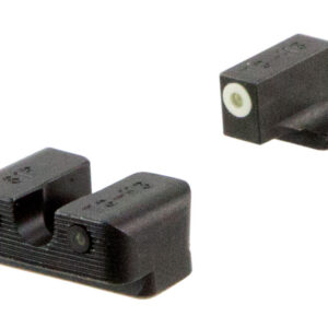 TruGlo TG231S2W Tritium Pro Black | Green Tritium White Outline Front Sight Green Tritium Rear Sight