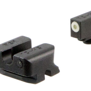 TruGlo TG231W3W Tritium Pro Black | Green Tritium White Outline Front Sight Green Tritium Rear Sight