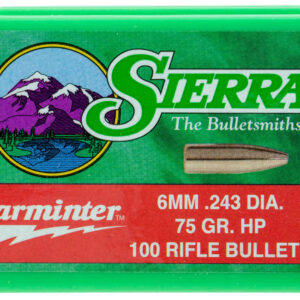 Sierra 1510 Varminter 6mm 75gr Hollow Point 100/Box