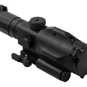 NcStar VSRTP3940GV3 SRT Gen 3 Black Hardcoat Anodized 3-9x40mm Illuminated P4 Sniper Reticle Green Laser