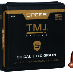 Speer 1846 TMJ 30Cal 110gr Total Metal Jacket Round Nose 100 Per Box/5 Case