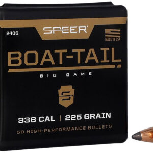 Speer 2406 Boat-Tail .338 225 gr Spitzer Boat Tail Soft Point 50