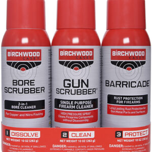 Birchwood Casey 33309 1-2-3 Aerosol Value Pack Kit 10 oz. Aerosol Can 3 Pack