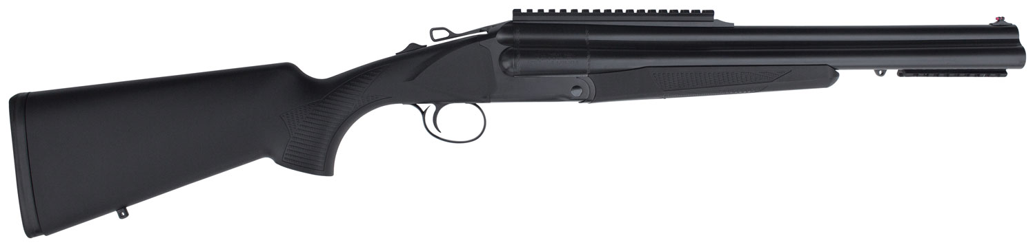 Charles Daly 930110 Triple Threat Full Size 12 Gauge Break Open 3" 3 18.50" Blued Triple Barrel, Blued Steel Receiver w/Picatinny Rail, Checkered Black Synthetic Stock, Right Hand