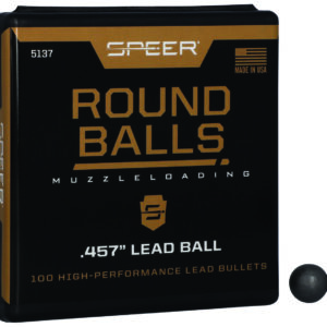 Speer 5137 Lead Balls 45Cal Lead Ball 143gr 100 Per Box/5 Case