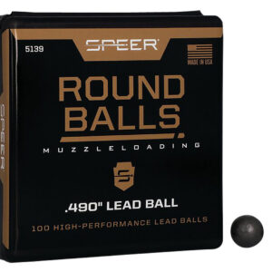 Speer 5139 Lead Balls 50Cal Lead Ball 176gr 100 Per Box/5 Case