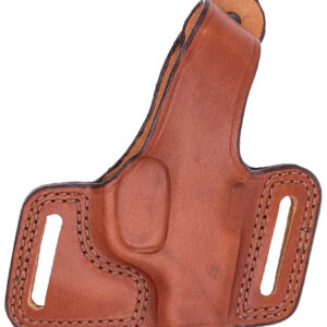 Bianchi 16862 Black Widow OWB Size 15 Tan Leather Belt Slide Compatible w/Glock 20/21/29/30/37.