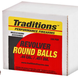Traditions A1642 Revolver 44Cal Lead Ball 140gr 100/Box