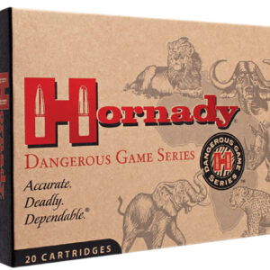 Hornady 8265 Dangerous Game  416Rigby 400gr Dangerous Game Solid 20 Per Box/6 Case