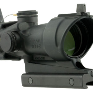 Trijicon 100091 ACOG Black Hardcoat Anodized 4x32mm Illuminated Amber Crosshair 223 Reticle
