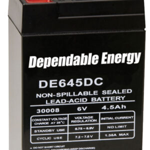 American Hunter DE30052 HR Rechargeable Battery 6 Volt 4.5 AMP