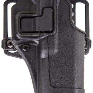 Blackhawk 410504BKL Serpa CQC OWB Size 04 Matte Black Polymer Belt Loop/Paddle Compatible With Beretta 92/96/M9 Left Hand