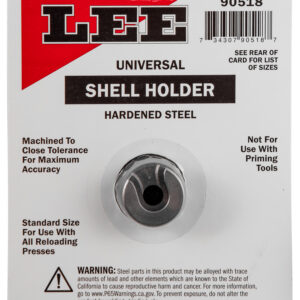 Lee Precision 90518 Shell Holder Universal #1R 38 Short & Long Colt / 38 Special / 357 Mag