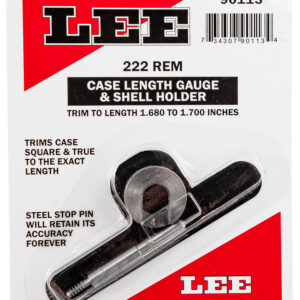 Lee Precision 90113 Case Length Gauge 222 Rem Steel