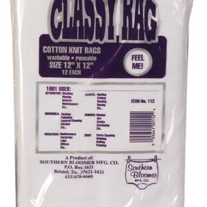 Southern Bloomer 112 Cleaning Patches Cotton 12" x 12" 12 Per Bag