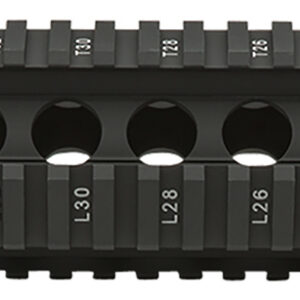BCM QRF12556BLK QRF 12" Free-Floating Style Made of Aluminum with Black Anodized Finish & Picatinny Rail for AR-Platform