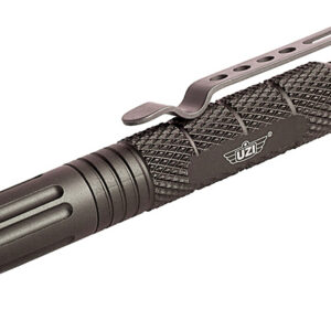Uzi Accessories UZITACPEN6GM Tactical Pen Gun Metal Aluminum 6" Features Glass Breaker/Cuff Key