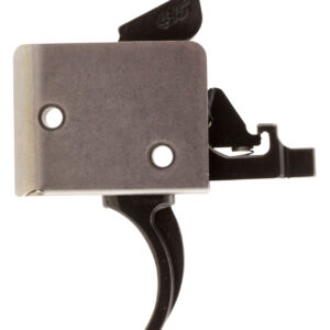 CMC Triggers 93502 Drop-In Two-Stage Curved Trigger w/ 2-4 lbs Draw Weight & Black/Silver Finish