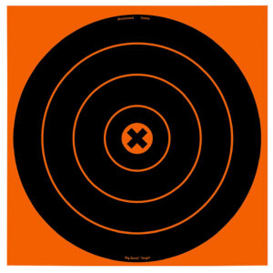 Birchwood Casey 36123 Big Burst Revealing Target Self-Adhesive Paper Black/Orange 12" Bullseye 3 Pack