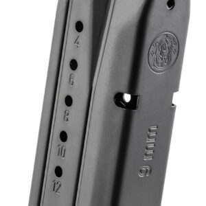 Smith & Wesson 194540000 M&P Compact 12rd 9mmLuger Blued Steel