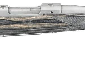 Ruger 17110 Hawkeye Compact 308 Win 4+1 16.50" Matte Stainless Steel Barrel, Integral Scope Mounts Stainless Steel Receiver, Black Fixed Laminate Stock
