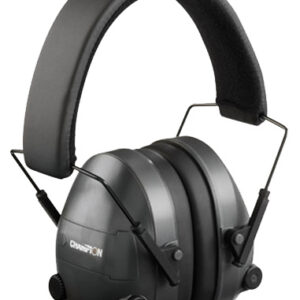 Champion Targets 40974 Electronic Muffs 25 dB Over the Head Black