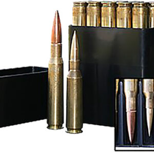 MTM Case-Gard BMG1040 Slip-Top Ammo Box 50 BMG Black Polypropylene 10rd