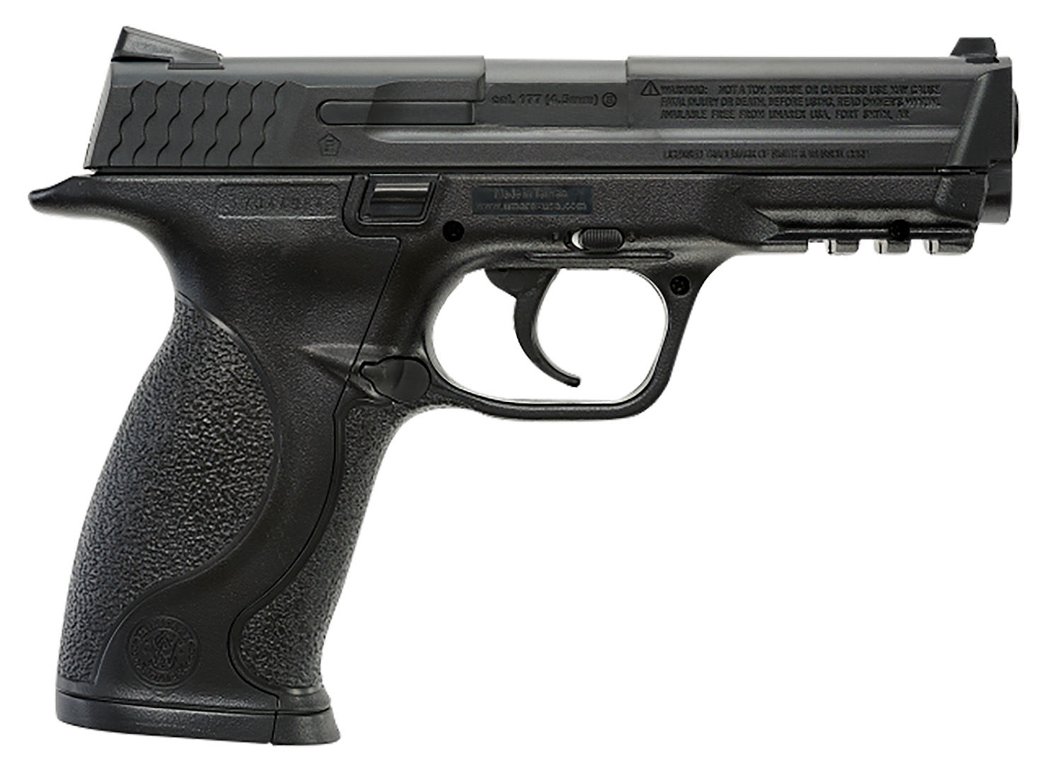 Umarex 2255050 S&W M&P CO2 177 19+1 4.30" Black Polymer Grips
