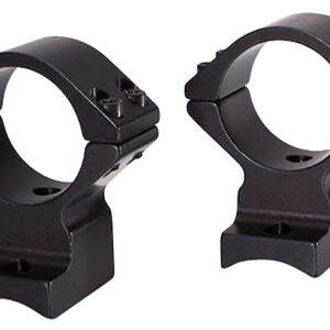 Talley 94X725 Scope Mount/Ring Combo Extended Black Anodized 1" Tube Savage Round Receiver with AccuTrigger (110 Series/A17/A22) Medium Rings