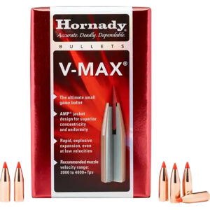 Hornady 17105 V-Max 17 Cal .172 25 gr V Max 100 Per Box/ 40 Case
