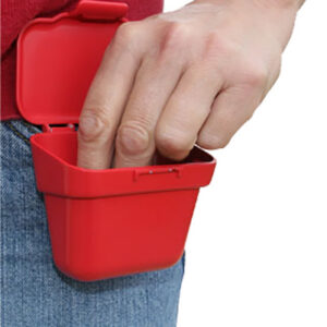 MTM Case-Gard ABP Ammo Belt Pouch Handgun/Rifle Multi-Caliber 100rd Belt Clip Mount Red Plastic