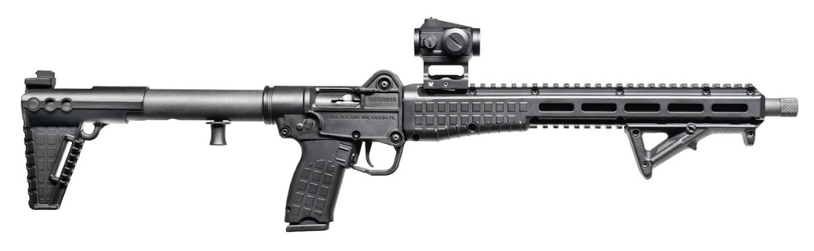 KELTEC SUB2000 10MM DEFENDER VORTEX CROSSFIRE MAGPUL ANGLED GRIP GLOCK 20 15RD BLACK SUB2K10GLKBLKD