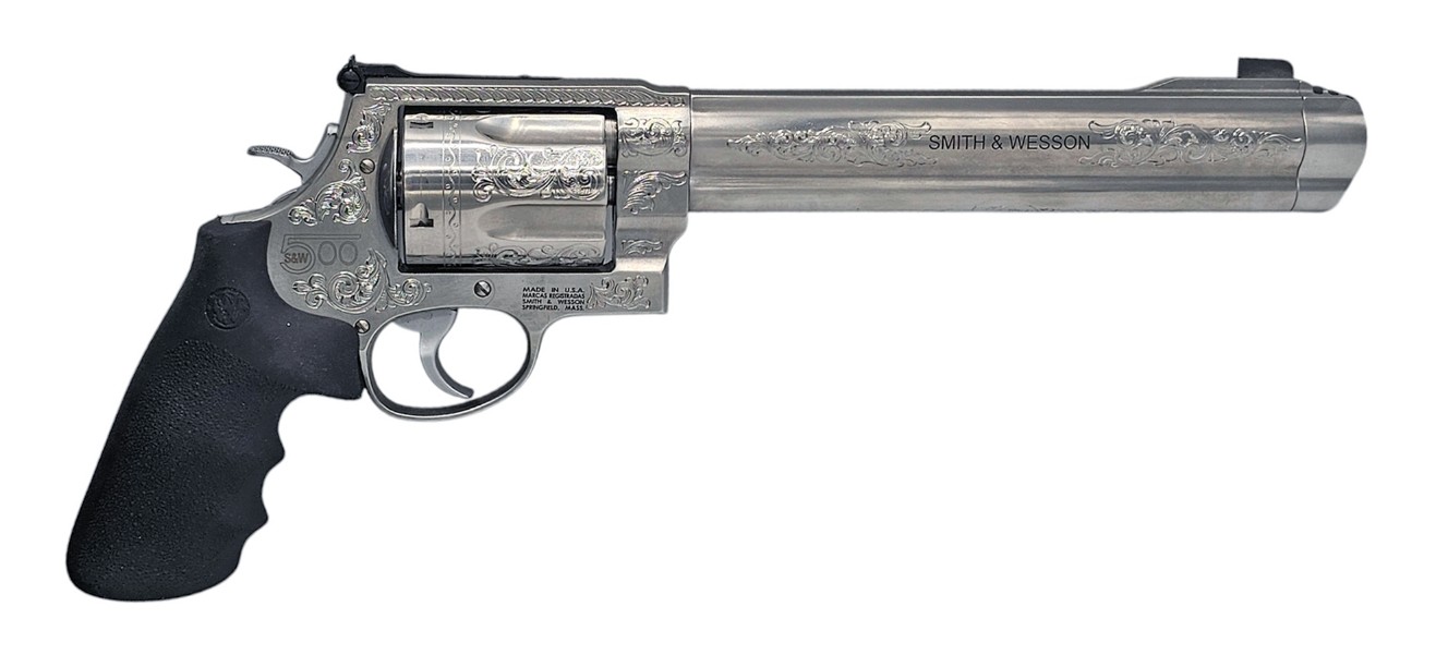 SMITH & WESSON SW500 500SMITH & WESSON8.375IN BARREL 5RD ENGRAVED 163500-ENG