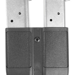 Blackhawk 410510PBK Double Mag Case Black Polymer Belt Clip Compatible w/ Single Stack 9mm/10mm/40/45/357